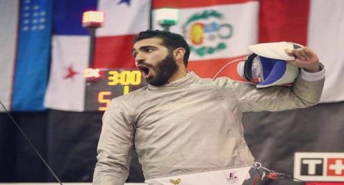 زياد السيسي يُتوج بذهبية سلاح السابر بدورة ألعاب البحر المتوسط
